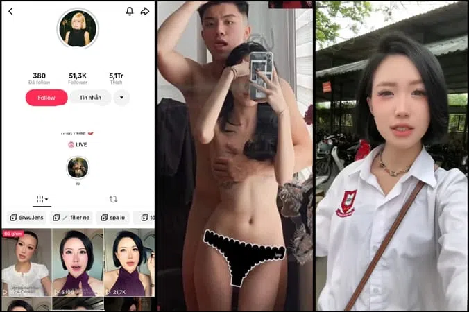 [Hot] Lại thêm 1 Hot tiktoker 51k fl lộ clip mình dây dáng chuẩn mặt xinh làm tình với anh ny cặc khủng